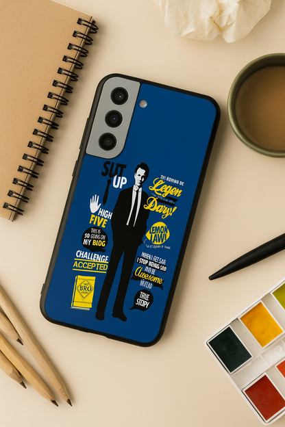 HIMYM Bro Code Premium Glass Back Cover For Galaxy S, A, M & F Series The Case & Co
