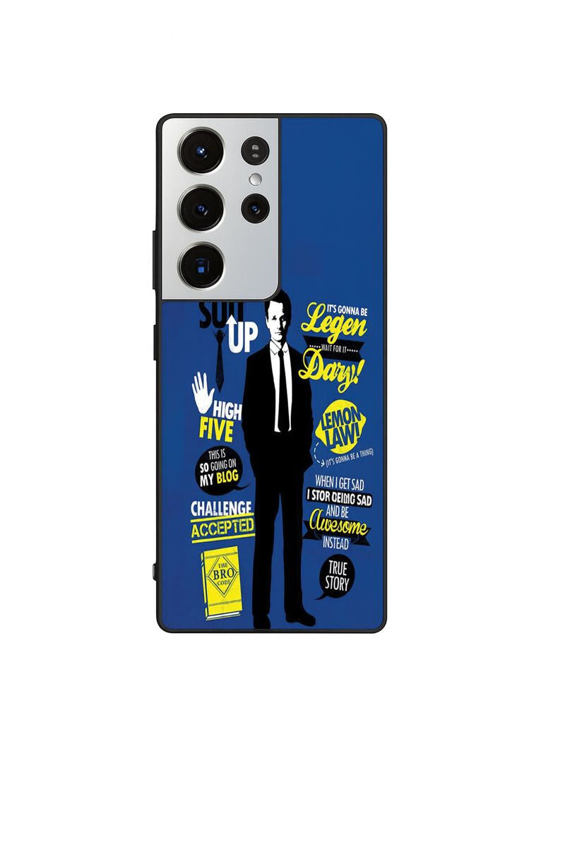 HIMYM Bro Code Premium Glass Back Cover For Galaxy S, A, M & F Series The Case & Co