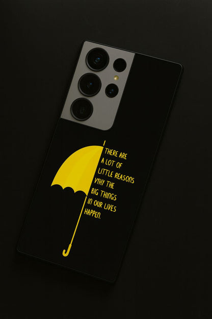 HIMYM Little Reasons Premium Glass Back Cover For Galaxy S, A, M & F Series The Case & Co
