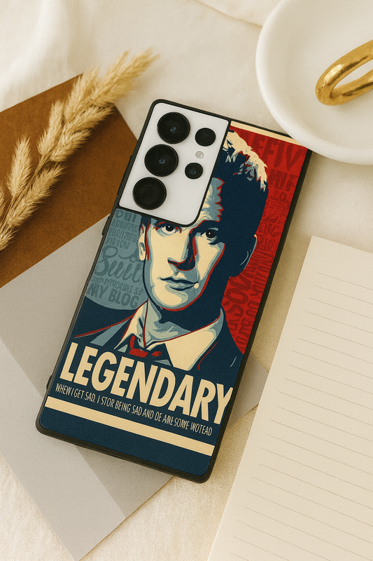 HIMYM  The Legendary Premium Glass Back Cover For Galaxy S, A, M & F Series The Case & Co
