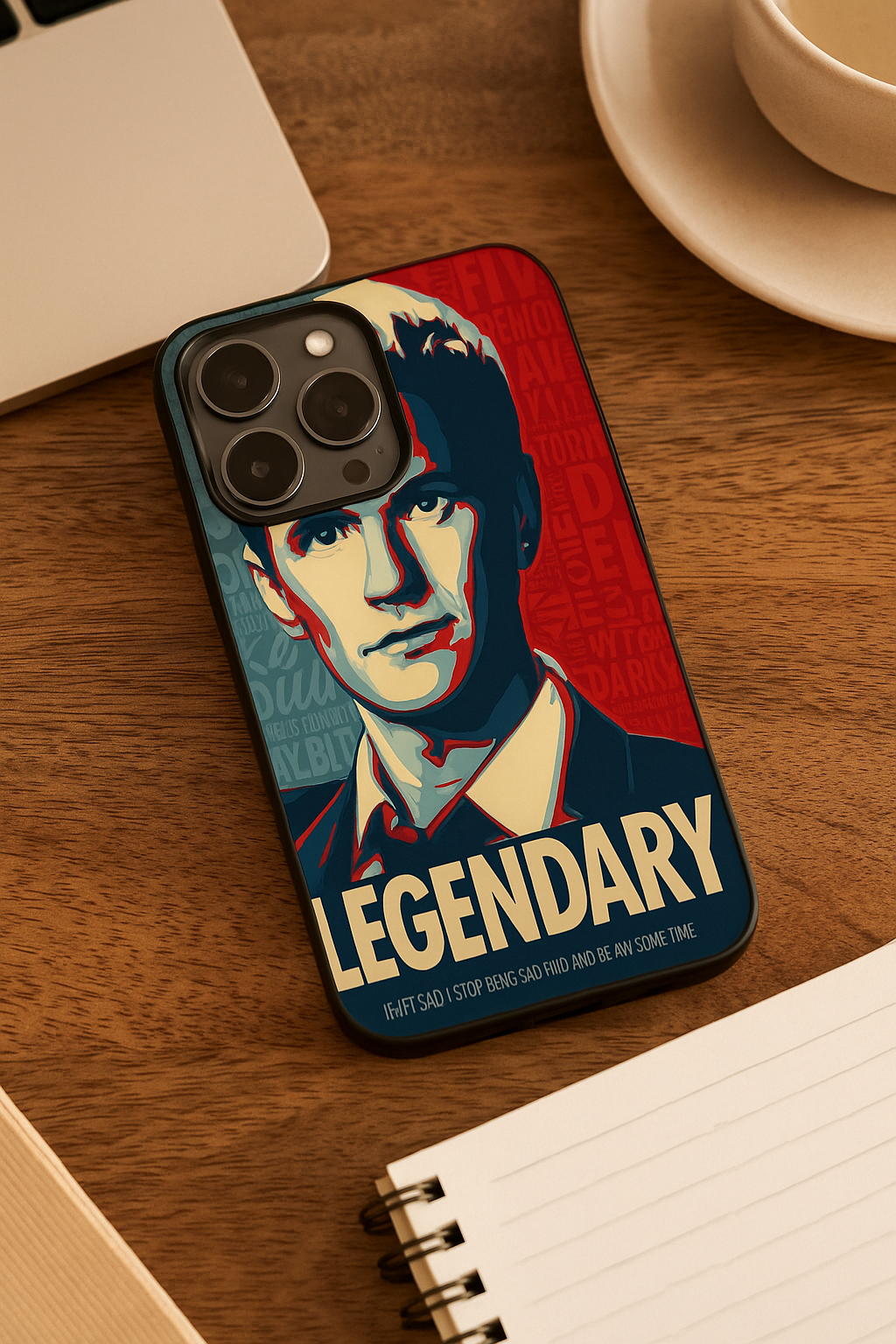 HIMYM  The Legendary Premium Glass Back Cover For iPhone 11,12,13,14,15,16,17 Models The Case & Co
