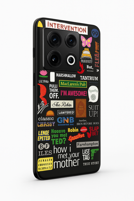 HIMYM The Playbook Edition Glass Back Cover For One Plus 13, 12, 11, 10, Nord Series The Case & Co