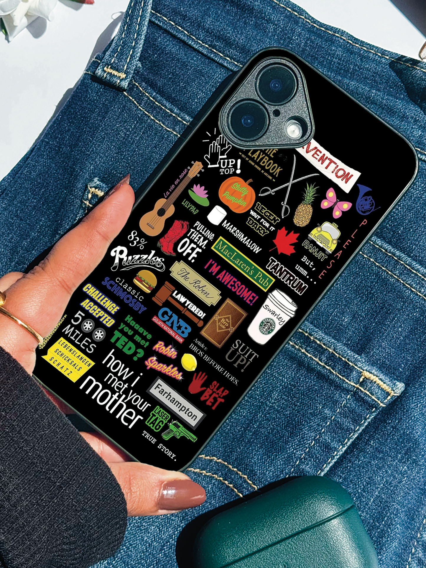 HIMYM The Playbook Edition Premium Glass Back Cover For iPhone 11,12,13,14,15,16,17 Models The Case & Co