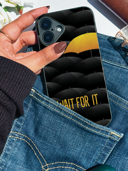 HIMYM Wait For It Premium Glass Back Cover For iPhone 11,12,13,14,15,16,17 Models The Case & Co