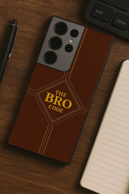 HIMYM Wingman Premium Glass Back Cover For Galaxy S, A, M & F Series The Case & Co