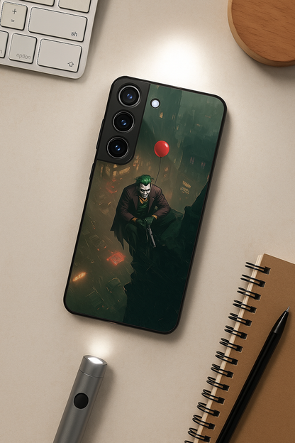 I am Joker Premium Glass Back Cover For Galaxy S, A, M & F Series The Case & Co