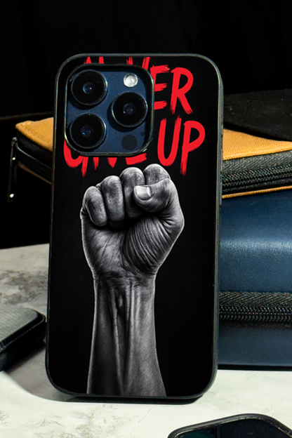 Iron Will Premium Glass Back Cover For iPhone 11,12,13,14,15,16,17 Models The Case & Co