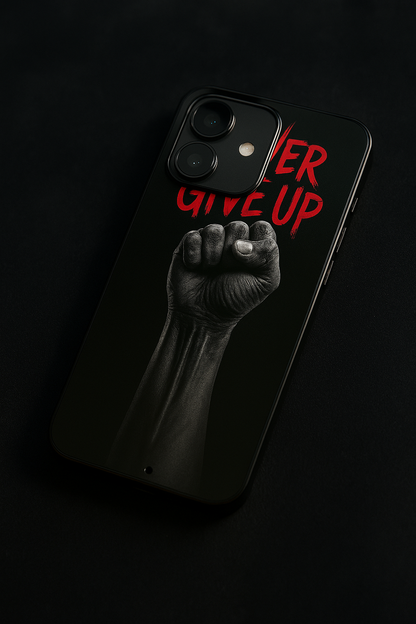 Iron Will Premium Glass Back Cover For iPhone 11,12,13,14,15,16,17 Models The Case & Co