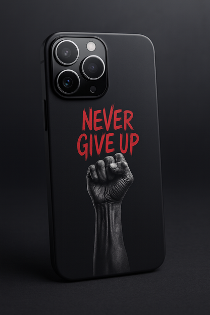 Iron Will Premium Glass Back Cover For iPhone 11,12,13,14,15,16,17 Models The Case & Co