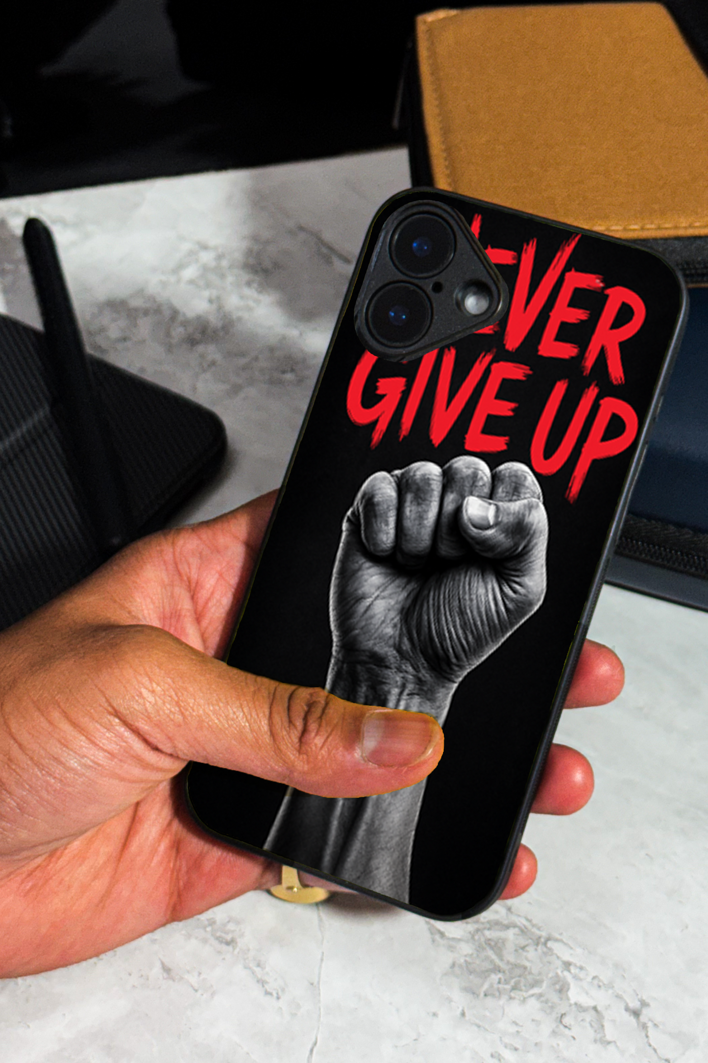 Iron Will Premium Glass Back Cover For iPhone 11,12,13,14,15,16,17 Models The Case & Co