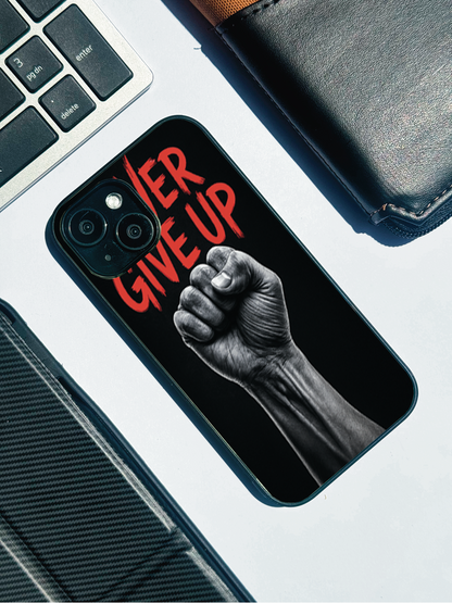 Iron Will Premium Glass Back Cover For iPhone 11,12,13,14,15,16,17 Models The Case & Co