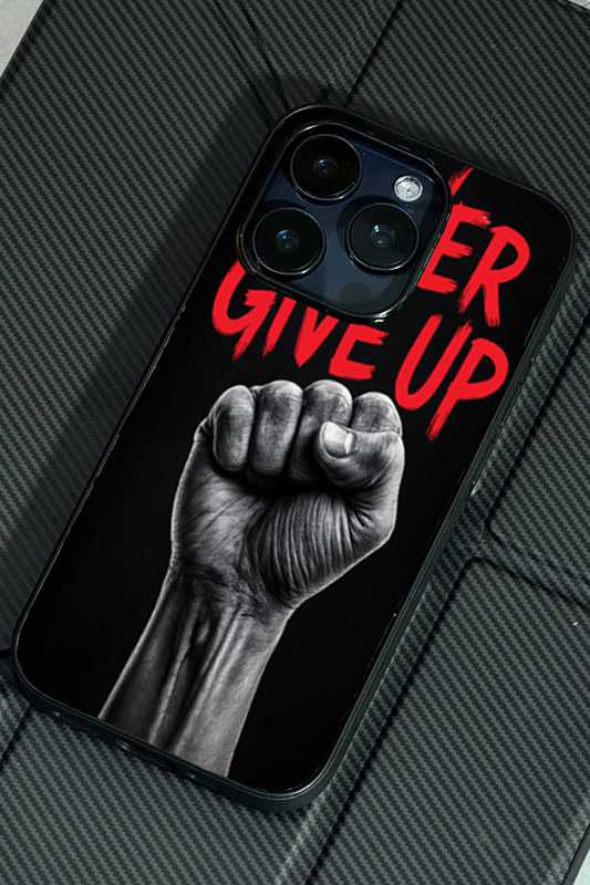 Iron Will Premium Glass Back Cover For iPhone 11,12,13,14,15,16,17 Models The Case & Co