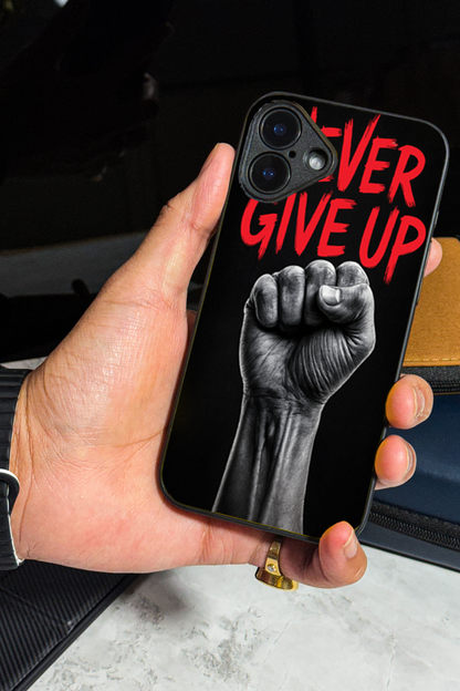 Iron Will Premium Glass Back Cover For iPhone 11,12,13,14,15,16,17 Models The Case & Co