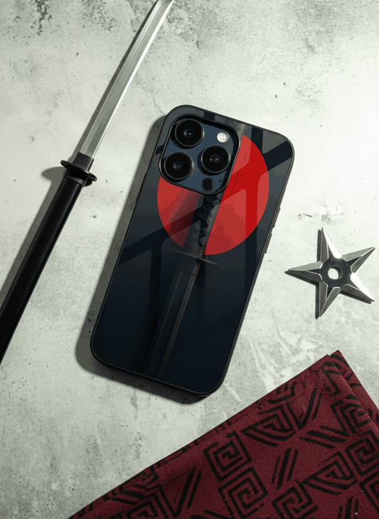 Katana Abstract Shot Glass Back Cover For iPhone 11-17 The Case & Co