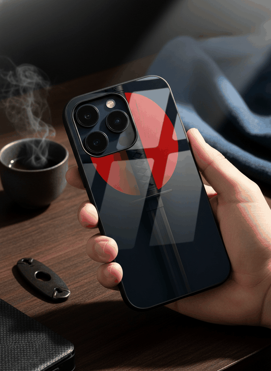 Katana Abstract Shot Glass Back Cover For iPhone 11-17 The Case & Co