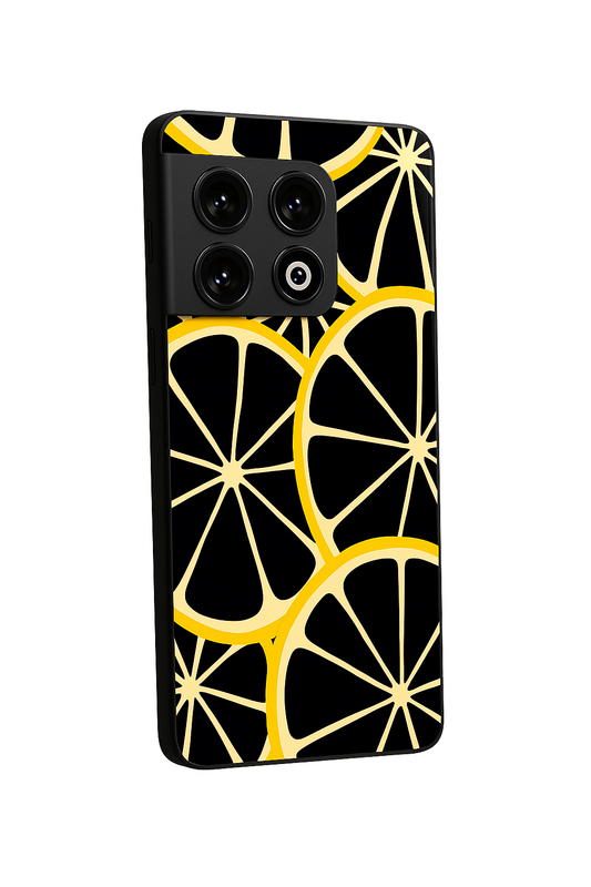 Lemon Pop Premium Glass Back Cover For One Plus 13, 12, 11, 10, Nord Series The Case & Co