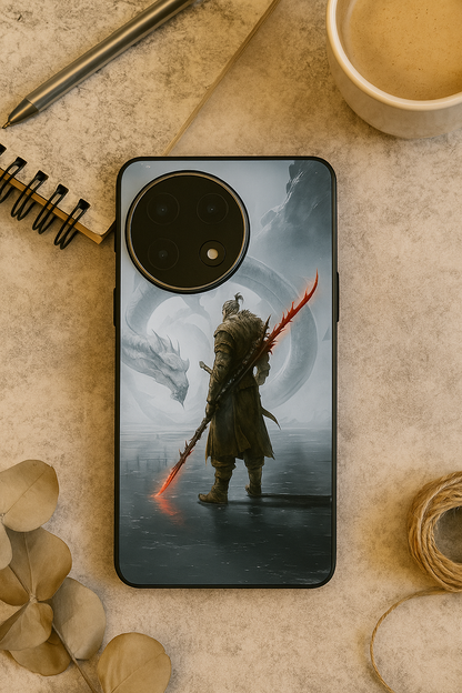 Let's Fight Premium Glass Back Cover For One Plus 13, 12, 11, 10, Nord Series The Case & Co