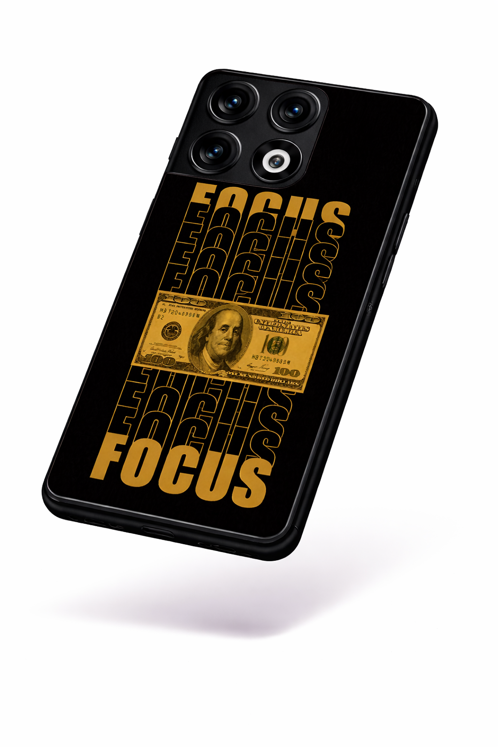 Level Up Focus Premium Glass Back Cover For One Plus 13, 12, 11, 10, Nord Series The Case & Co