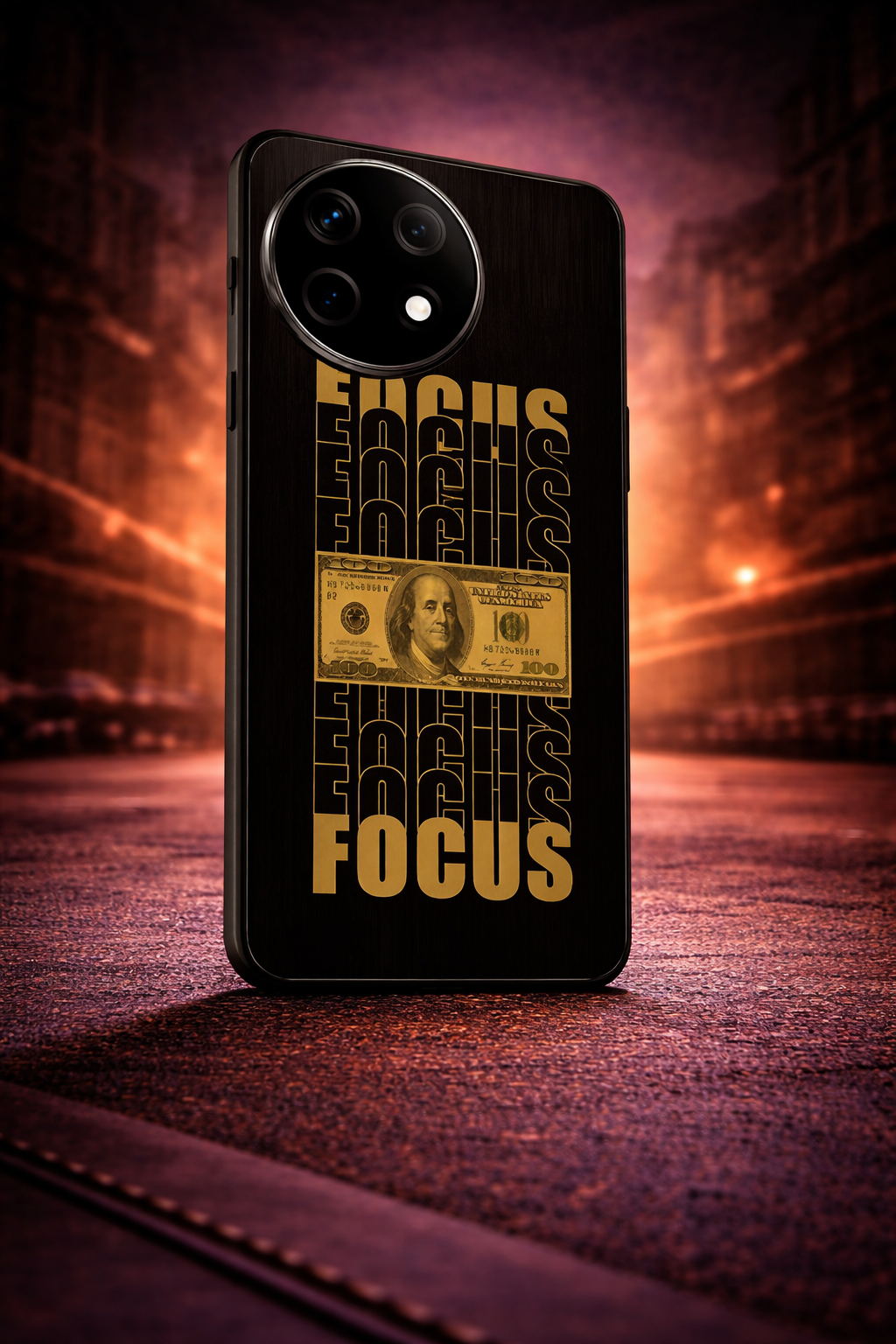 Level Up Focus Premium Glass Back Cover For One Plus 13, 12, 11, 10, Nord Series The Case & Co