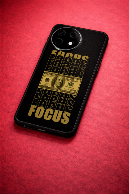 Level Up Focus Premium Glass Back Cover For One Plus 13, 12, 11, 10, Nord Series The Case & Co