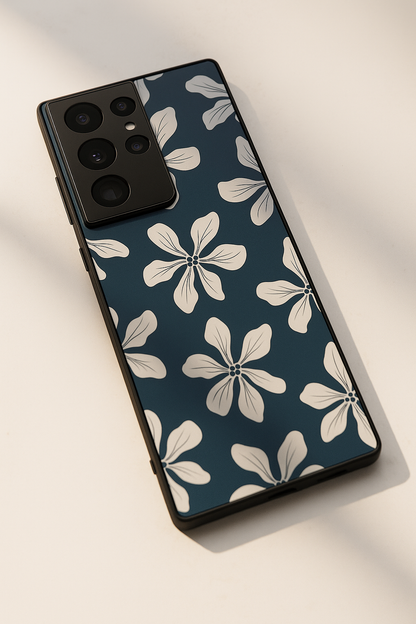 Lily Love Premium Glass Back Cover For Galaxy S, A, M & F Series The Case & Co