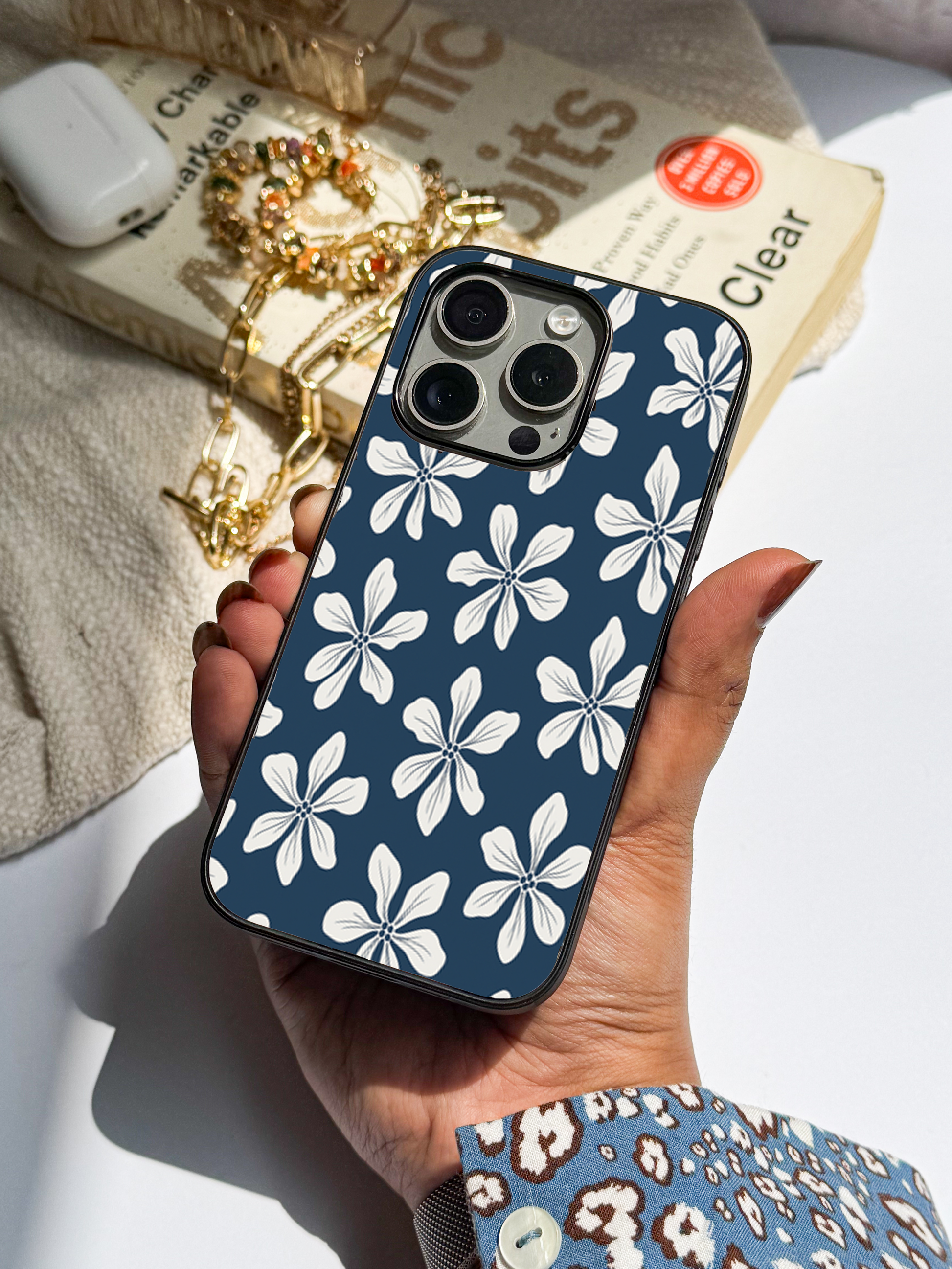 Lily Love Premium Glass Back Cover For iPhone 11,12,13,14,15,16,17 Models The Case & Co