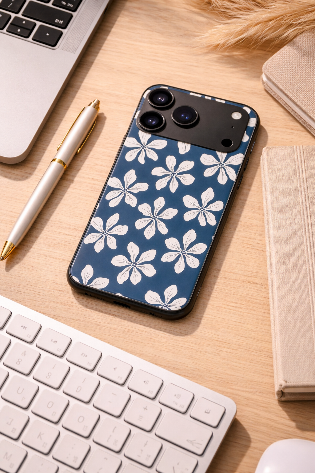 Lily Love Premium Glass Back Cover For iPhone 11,12,13,14,15,16,17 Models The Case & Co