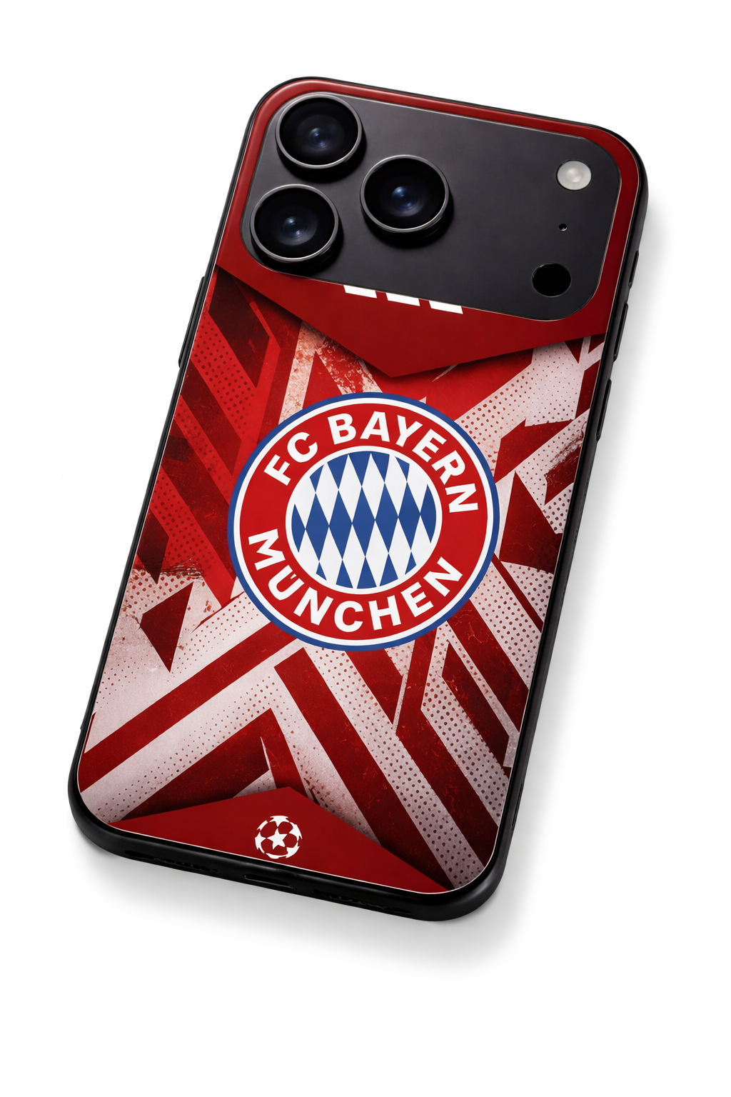 Matchday Bayern Premium Glass Back Cover For iPhone 11,12,13,14,15,16,17 Models The Case & Co