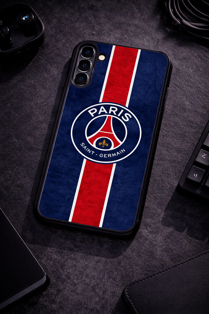 Midnight Paris Premium Glass Back Cover For Galaxy S, A, M & F Series The Case & Co