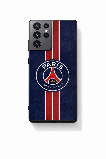 Midnight Paris Premium Glass Back Cover For Galaxy S, A, M & F Series The Case & Co