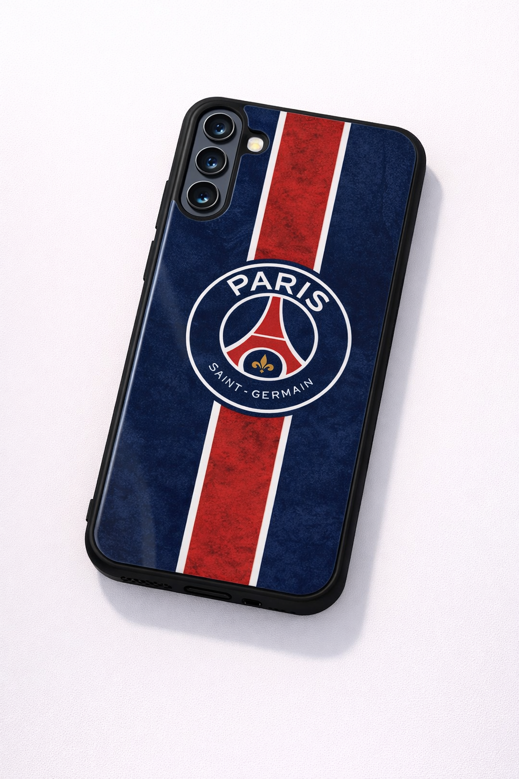 Midnight Paris Premium Glass Back Cover For Galaxy S, A, M & F Series The Case & Co