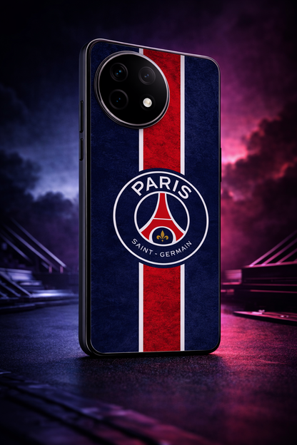 Midnight Paris Premium Glass Back Cover For One Plus 13, 12, 11, 10, Nord Series The Case & Co