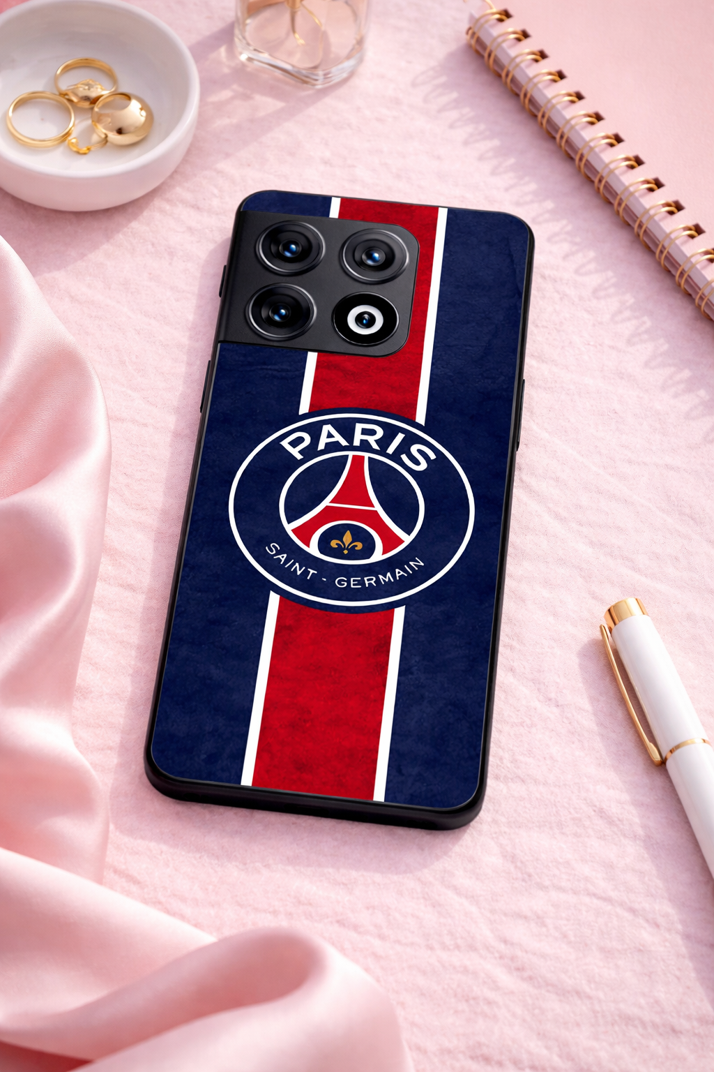 Midnight Paris Premium Glass Back Cover For One Plus 13, 12, 11, 10, Nord Series The Case & Co