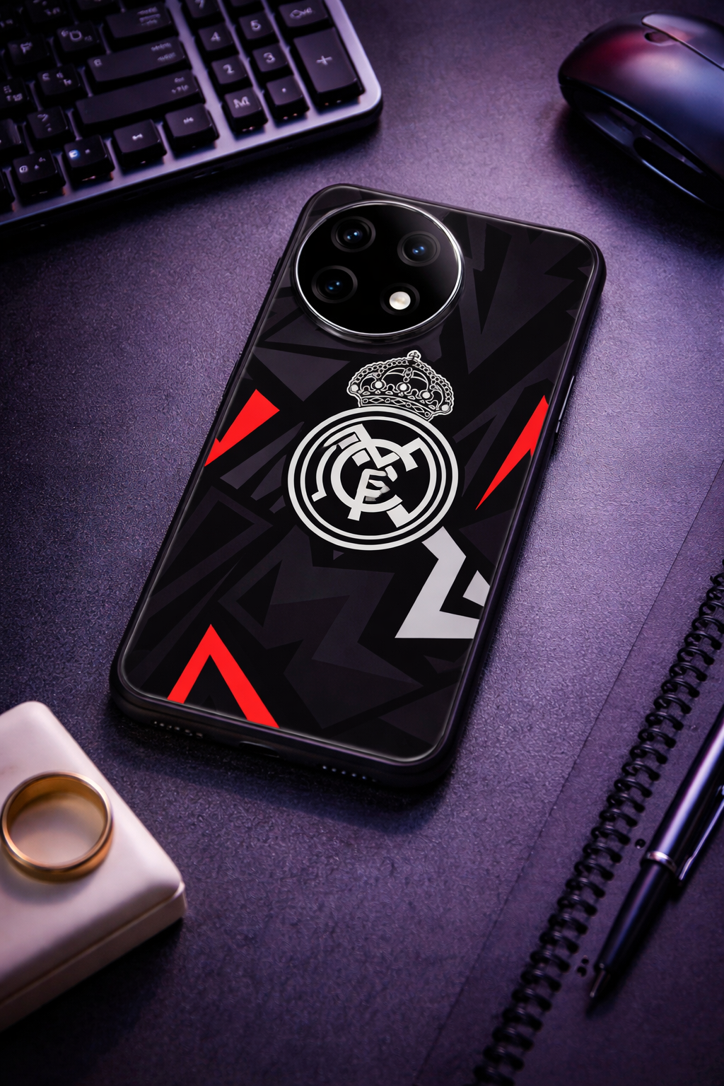 Monarch Eleven Premium Glass Back Cover For One Plus 13, 12, 11, 10, Nord Series The Case & Co