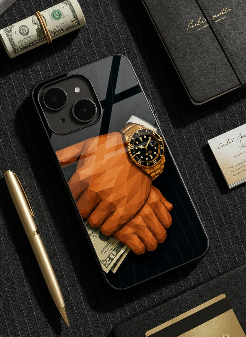 Money Matters Glass Back Cover For iPhone 11-17 The Case & Co