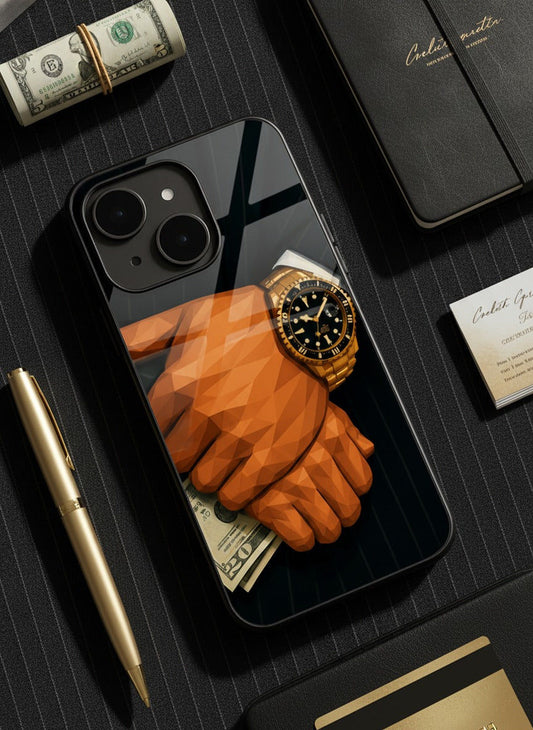 Money Matters Glass Back Cover For iPhone 11-17 The Case & Co