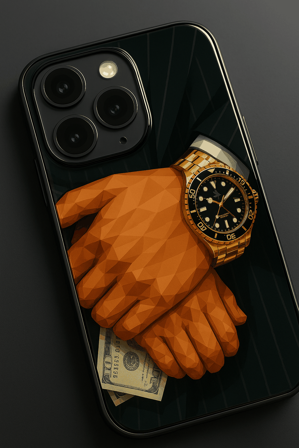 Money Matters Glass Back Cover For iPhone 11-17 The Case & Co