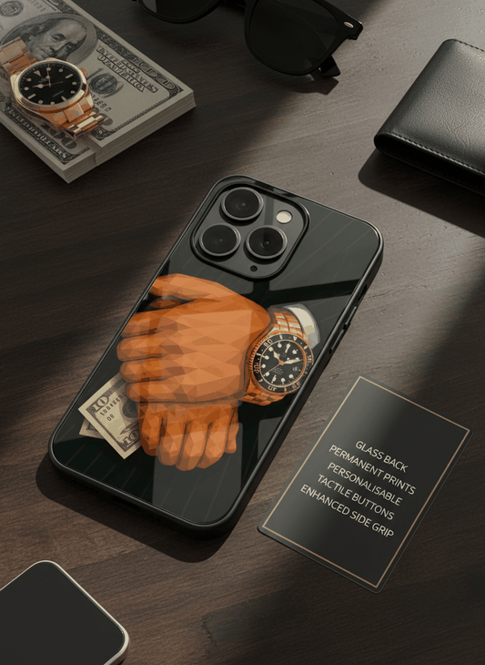 Money Matters Glass Back Cover For iPhone 11-17 The Case & Co