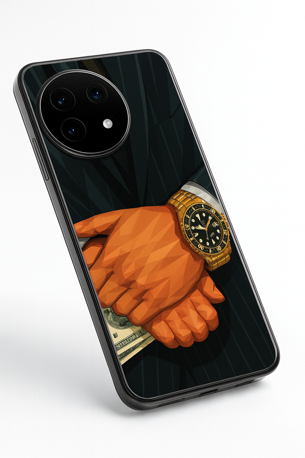 Money Matters Premium Glass Back Cover For One Plus 13, 12, 11, 10, Nord Series The Case & Co