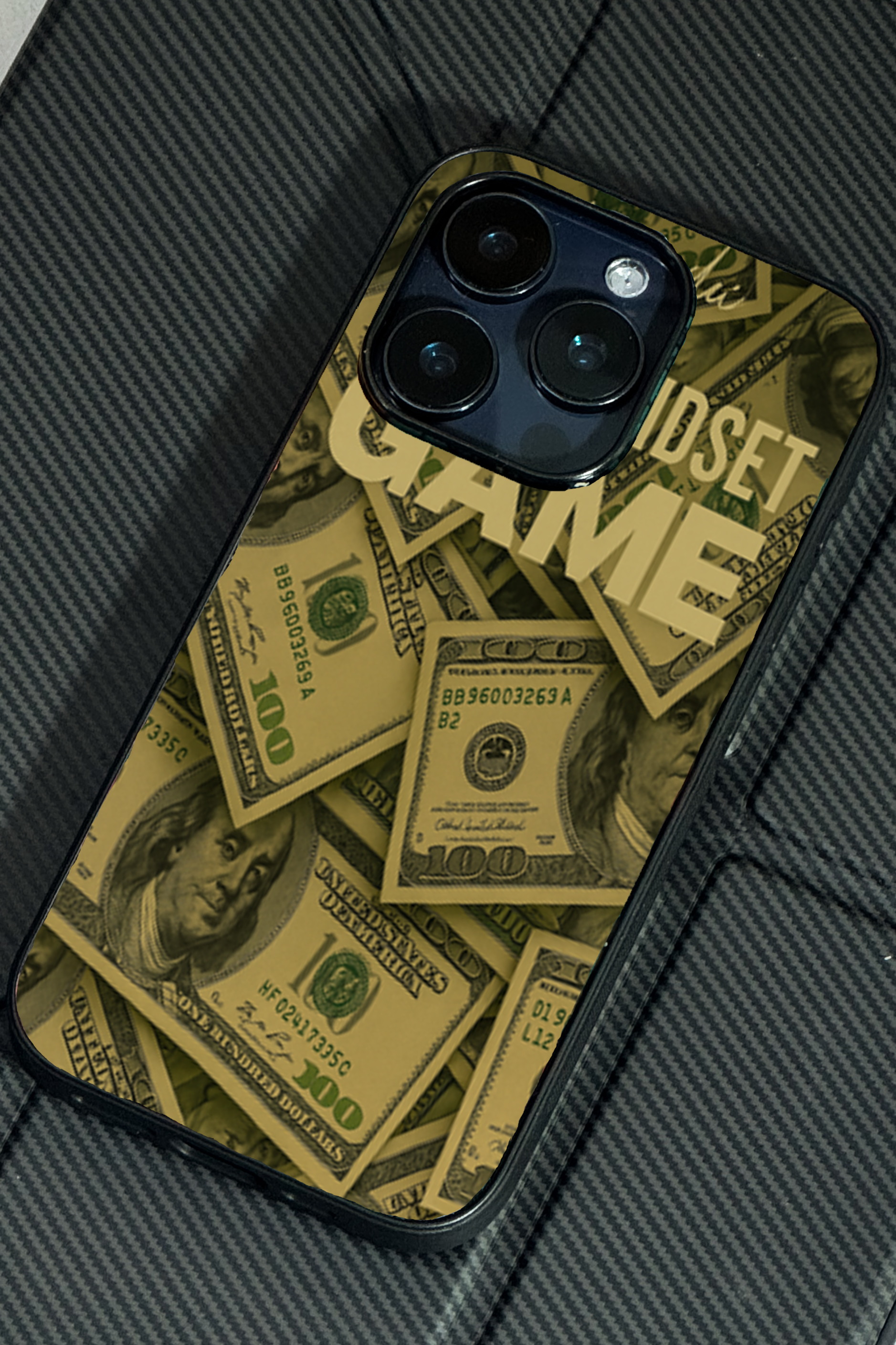 Money Mindsete Premium Glass Back Cover For iPhone 11,12,13,14,15,16,17 Models The Case & Co