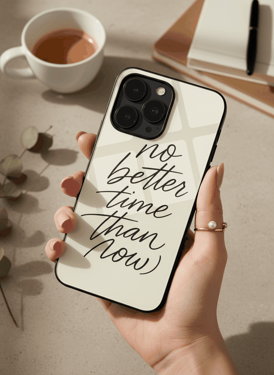 No Better Time Premium Glass Back Cover For iPhone 11 The Case & Co