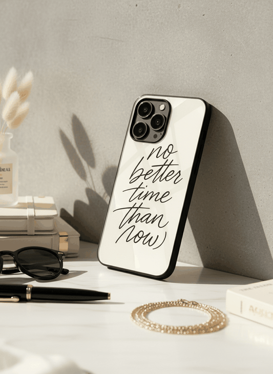 No Better Time Premium Glass Back Cover For iPhone 11 The Case & Co