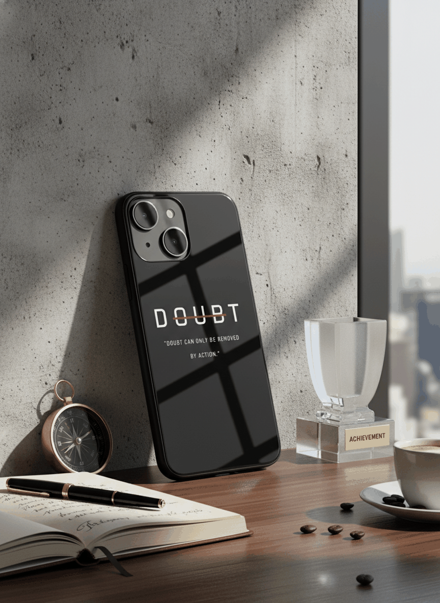 No Doubt Glass Back Cover For iPhone 11-17 The Case & Co