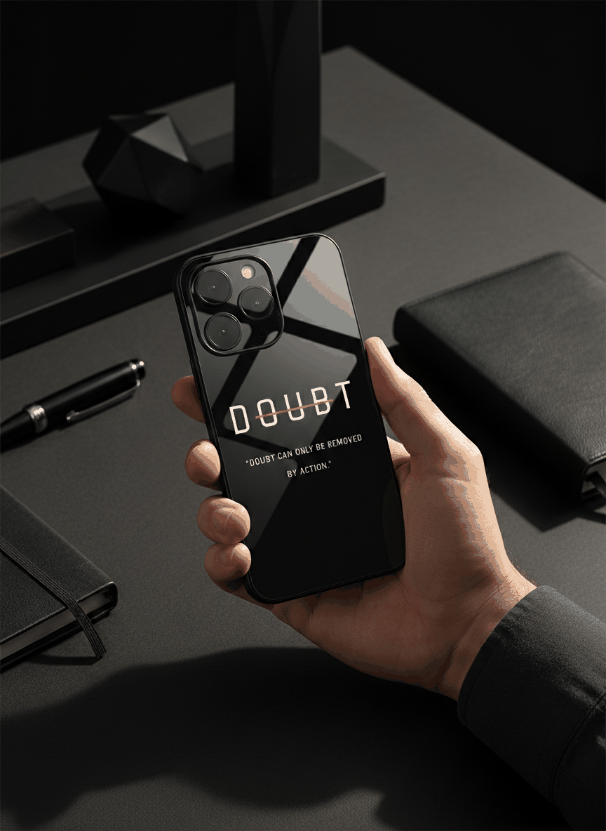 No Doubt Glass Back Cover For iPhone 11-17 The Case & Co