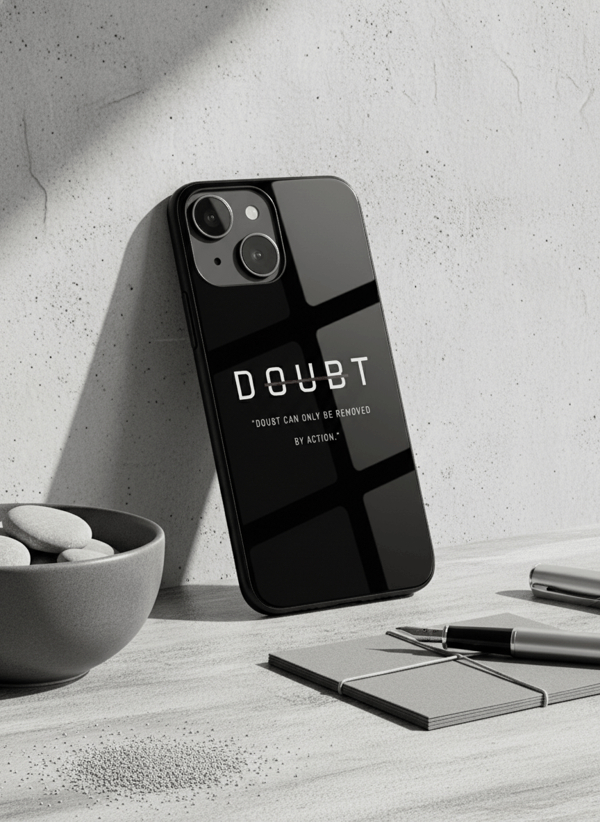 No Doubt Glass Back Cover For iPhone 11-17 The Case & Co