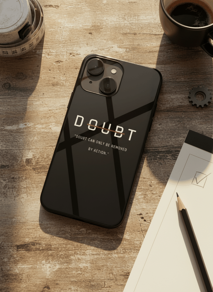 No Doubt Glass Back Cover For iPhone 11-17 The Case & Co