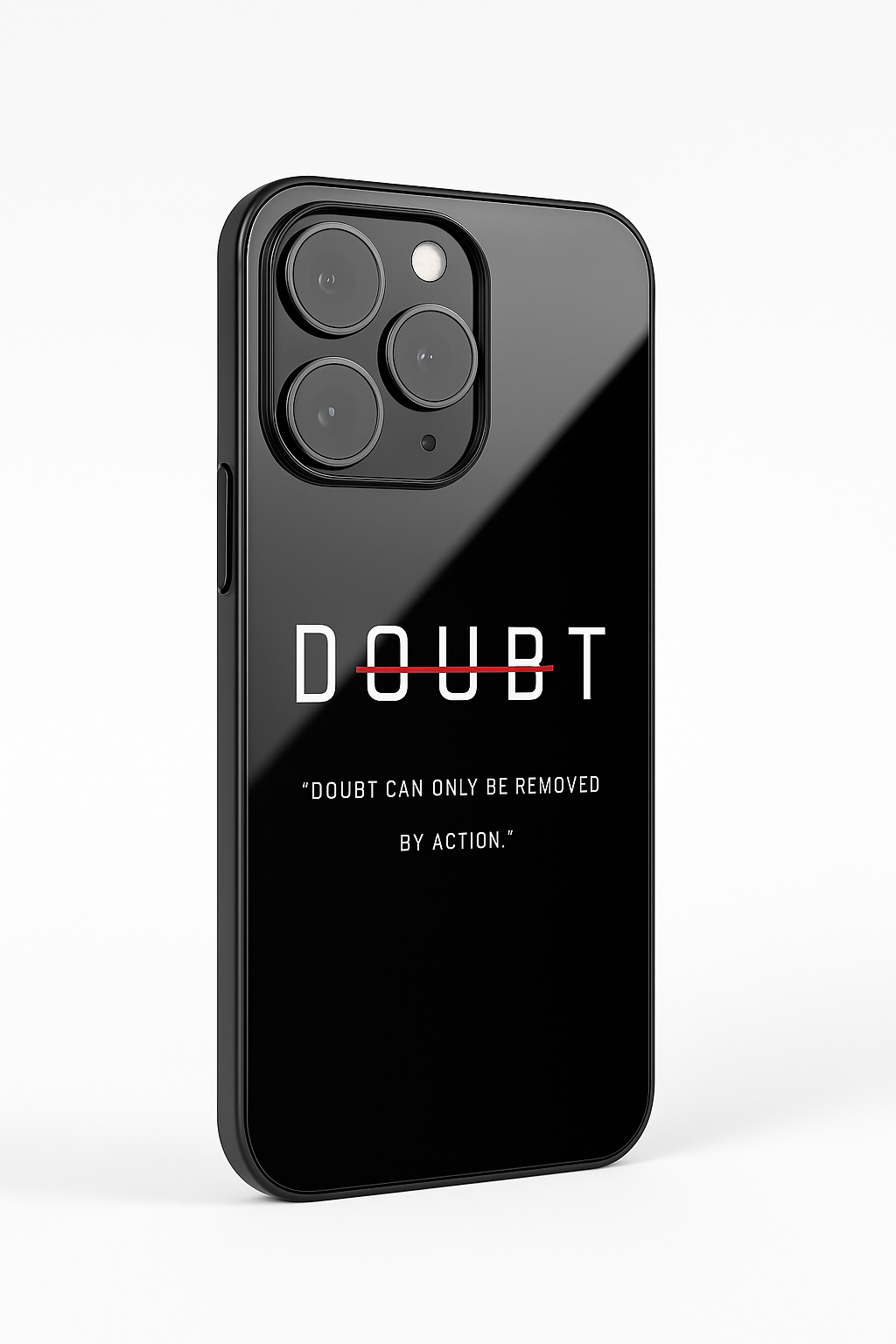 No Doubt Premium Glass Back Cover For iPhone 11,12,13,14,15,16,17 Models The Case & Co