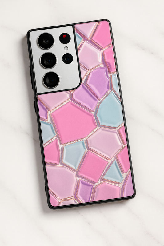 Opaline Glow Premium Glass Back Cover For Galaxy S, A, M & F Series The Case & Co