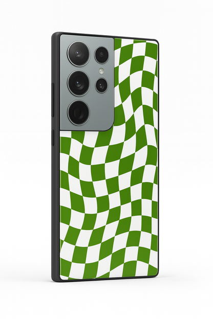 Optic Flow Premium Glass Back Cover For Galaxy S, A, M & F Series The Case & Co