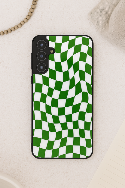 Optic Flow Premium Glass Back Cover For Galaxy S, A, M & F Series The Case & Co